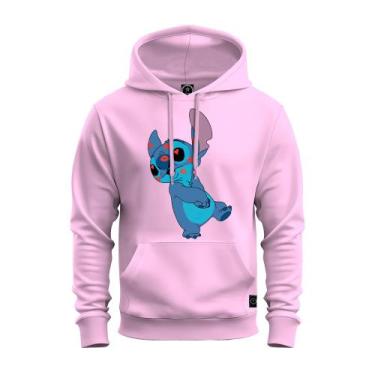 Imagem de Moletom Blusa De Frio Inverno Confortável Estampado Stich - Suprass, M