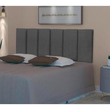 Imagem de Cabeceira 195 cm Estofada Decorativa Casal King Queen Dubai - Magazine