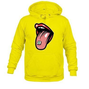 Imagem de Moletom 100% Algodão Inverno Boca Etelingua - Surprass, Amarelo, M