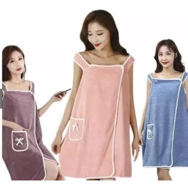 Imagem de Toalha Vestido Pós Banho Cores Sortidas SNH05 Snel Home