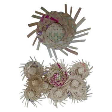 Imagem de Mini Chapéu Palha 5cm  Festa Junina Arranjo Fazendinha Chapeuzinhos Ar