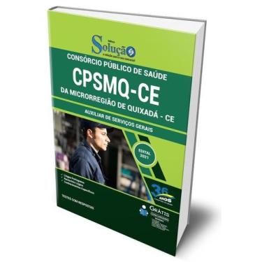 Imagem de Apostila CPSMQ-CE - Auxiliar de Serviços Gerais