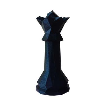 Imagem de Rainha - Peça Decorativa De Xadrez , 13.5 Cm De Altura - Toque 3D
