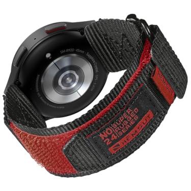 Imagem de Pulseira de relógio de liberação rápida de 22 mm para Samsung Galaxy Watch 6/5/5 Pro/4/3/Gear S3/S2/Active 2, pulseira de nylon para smartwatch Amazfit GTR 2e/GTR 2/GTR 3 Pro/GTR 3/GTR 4