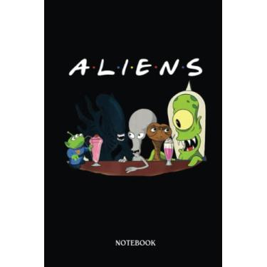 Imagem de Alien Notebook: I Love Aliens Apron | Alien Journal, Lined Journal Ufo, Ufo Journal, Lined Journal Alien, Size 6 X 9", 120 Pages.
