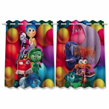 Imagem de Cortina Infantil Decoração 2,60x1,50 Temática Divertidamente M03