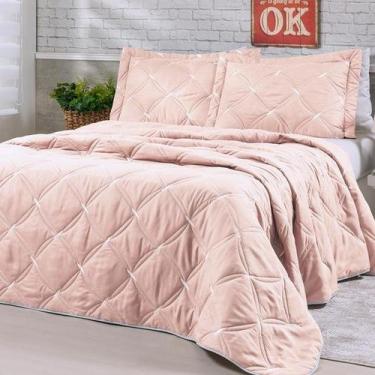 Imagem de Cobre Leito 3 Peças King Bordado Percal 200 Fios Unique - Casa Modelo,