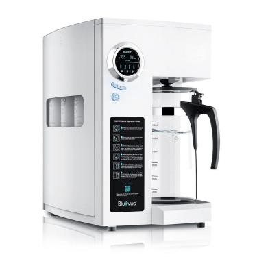 Imagem de Filtro de Água de Bancada sem Instalação 1,7L com Sistema de Osmose Reversa de 4 Estágios e Filtragem RO, 110V Bluevua RO100ROPOT, Branco