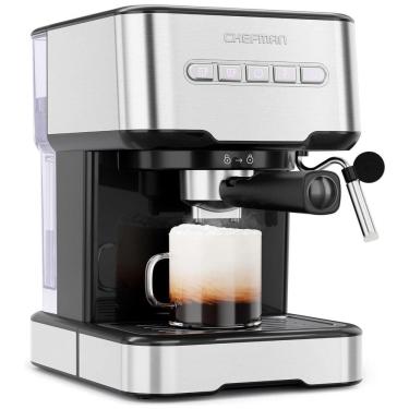 Imagem de Máquina de Café Expresso 6 em 1 Chefman 15 Bar de Potência, 1.5L de Capacidade, 110V