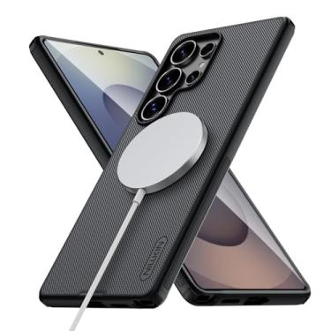 Imagem de Nillkin Capa magnética à prova de choque para Samsung Galaxy S25 Ultra Magsafe, [proteção de nível militar] [anti-arranhões e deslizamento] [compatível com MagSafe] Capa fina para Galaxy S25 Ultra