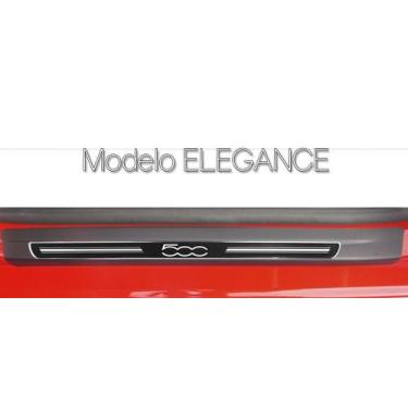 Imagem de Soleira Resinada Premium Fiat 500 2010 11 12 13 14 15 4 Peças - NP Ade