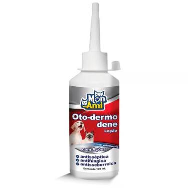 Imagem de Loção Otologica Cães e Gatos Oto Dermodene Mon Ami 100ml