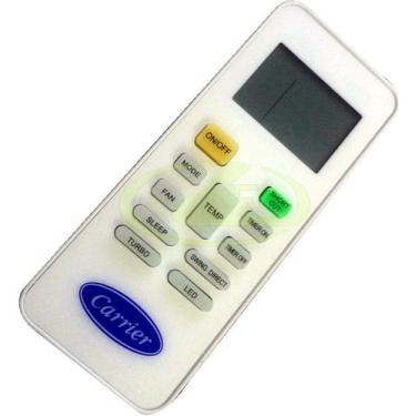 Imagem de Controle original p/ ar carrier rg52b/ce repõe rg52b/bgce rg52b/e 42lu