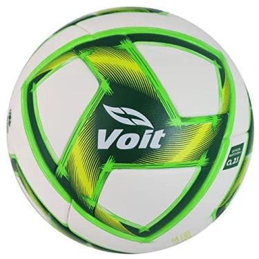 Imagem de Voit Bola de futebol nº 5 Liga MX Clausura Luiguilla 2023, branca/verde: FIFA Quality PRO, projetada para uso em ligas de futebol profissional, semiprofissional e amador