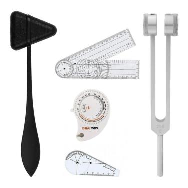 Imagem de Kit Martelo Taylor + Diapasão 256z + Fita + Goniometro Pequeno E Grande