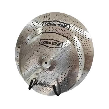 Imagem de Kit De Pratos Bateria Mute Waldman Down Tone 14hh 16cr 20r