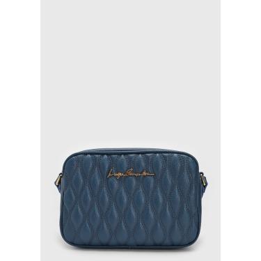 Imagem de Bolsa Tiracolo Luiza Barcelos Matelassê Azul Luiza Barcelos 77770041-241 feminino