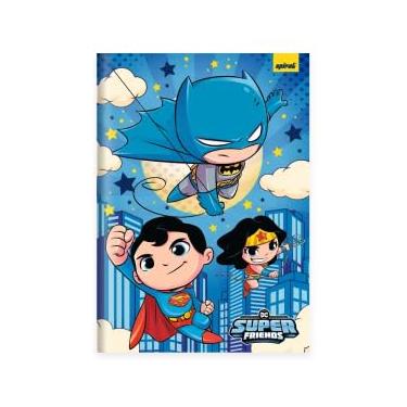 Imagem de Caderno Universitário Capa Dura Super Friends 80 fls Spiral