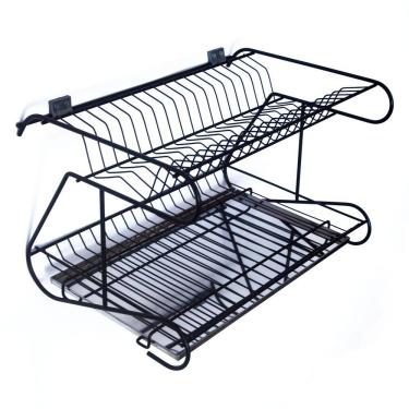 Imagem de Escorredor Euro Preto Jomer 2449