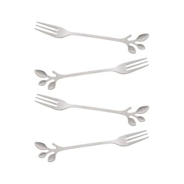 Imagem de Conjunto Garfos para Aperitivo Wolff Gourmet Prata - 4 Peças