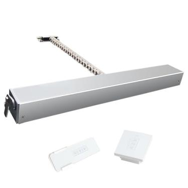 Imagem de WZYCLTT Atuador abridor de janela de corrente elétrica de 24 V com controlador + sensor de chuva baixo consumo de energia 300 mm-700 mm abridor de janela de curso para claraboia e ventilação do teto