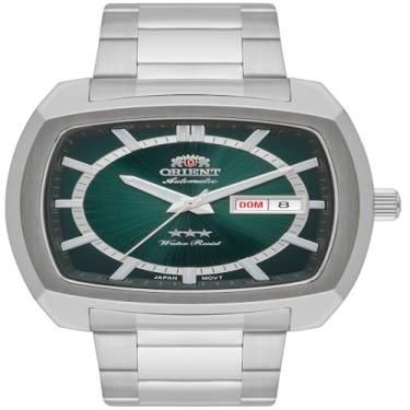 Imagem de Relógio Orient Masculino Ref: F49ss031 E1sx Automático Retangular Prateado