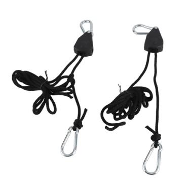 Imagem de Cabides de corda Polia de barraca pesada fivela de corda ajustável para camping ao ar livre Tela em aço inoxidável Canvas 2pcs