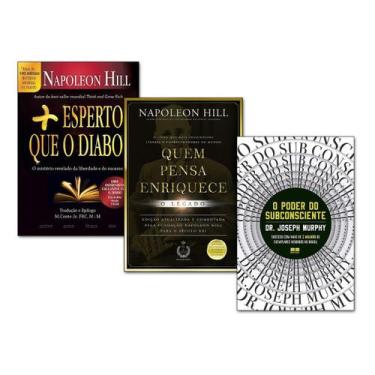 Imagem de Livro Quem Pensa Enriquece + Mais Esperto Que O Diabo+ Poder Subconsci