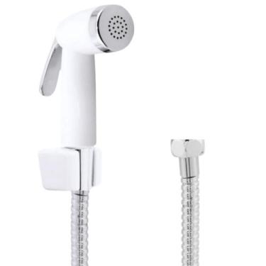 Imagem de Ducha Higiênica Engate Flexível Aço Inox 1,20 Metros + Gatilho Top Bra