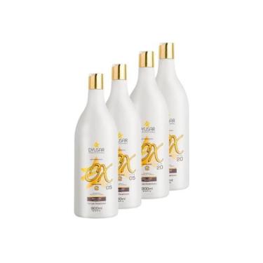 Imagem de Kit Oxidante Profissional 2 Ox De 5 E 2 Ox 20 Água Oxigenada - Dyusar 