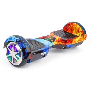 Imagem de Hoverboard Skate Elétrico 6.5" com Bolsa Led Bluetooth Roxo Galáxia Brinovar (H2)