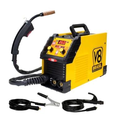 Imagem de Inversora de solda Multiprocesso 150i para Eletrodo revestido Tig e Mig - 150i - V8 Brasil (220V)