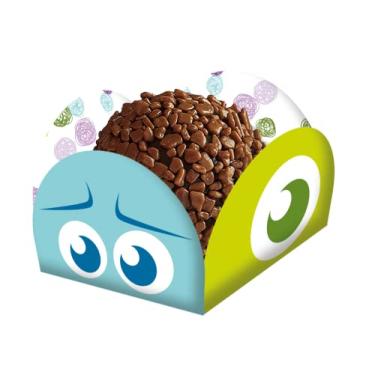 Imagem de Porta Forminha Monstros Sa - Embalagem com 40 unidades.