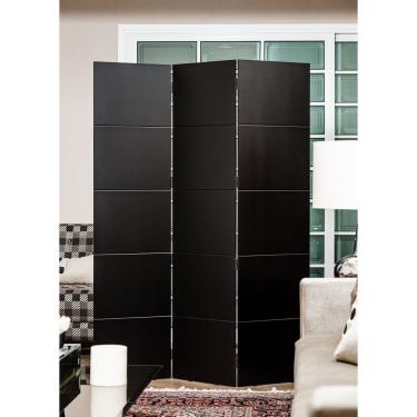 Imagem de Biombo Frisado Preto 180X135Cm Preto