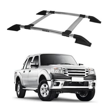 Imagem de Rack Teto Bagageiro Ranger 2001 2002 2003 2004 2005 Cromado - CCF