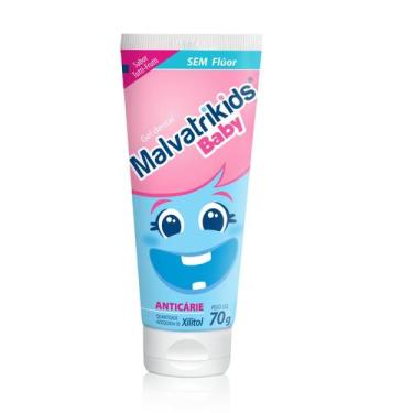 Imagem de Malvatrikids Baby Gel Dental Infantil Sem Fluor 70G