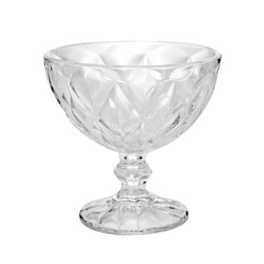 Imagem de LYOR - Taça para Sobremesa de Vidro Diamond 250ml