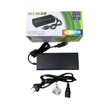Imagem de XBox 360 X-360 S Slim Fonte De Alimentação Adaptador AC Carregador 220