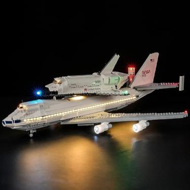 Imagem de BRIKSMAX Kit de luz 2.0 para aeronaves de transporte Lego-Shuttle - Iluminação LED inovadora compatível com Lego Icons 10360 - Conjunto de modelo não incluído