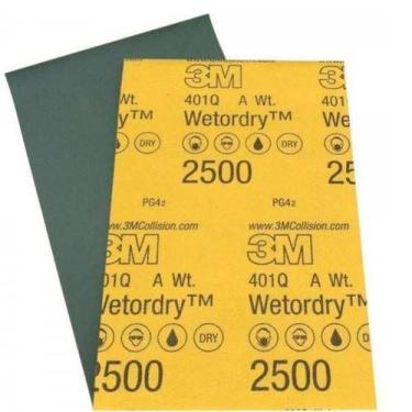 Imagem de Kit com 5 lixa dg 2500 - 3m - 3 M, Sem Variação