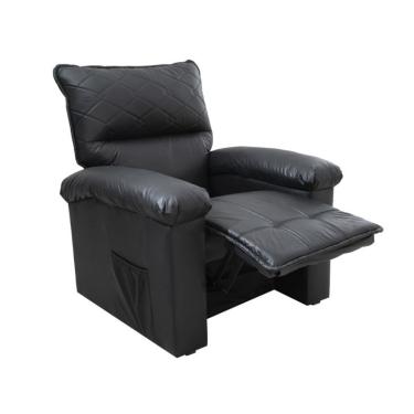 Imagem de Poltrona Reclinável Gávea Revestimento Sintético Preto