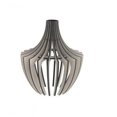 Imagem de Luminária Teto Tipo Pendente Aranha Mdf - Completa Cor: Preta