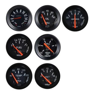 Imagem de Painel Completo Velocimetro Willys F75 Rural Jeep Ford 5F - Garagem On