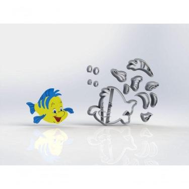 Imagem de Cortador Pequena Sereia - Linguado Modular 7 Cm