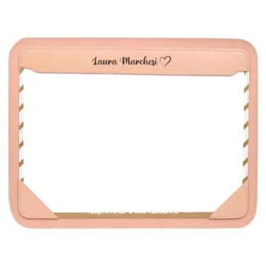 Imagem de Risque Rabisque Personalizado em Couro Artlux (Bege Claro)