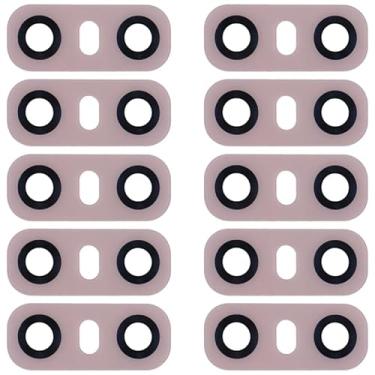 Imagem de YUNCHAO Acessórios telefônicos 10 PCS Lente da cmera traseira com adesivo para LG G6 H870/H871/H872/LS993 Substituição do telefone celular