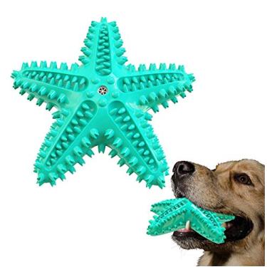 Imagem de IDOLPET Brinquedos de mastigar para cães agressivos de raças grandes brinquedos para cães pequenos, médios e grandes, durável, natural, escova de dentes, brinquedo de limpeza de dentes, azul