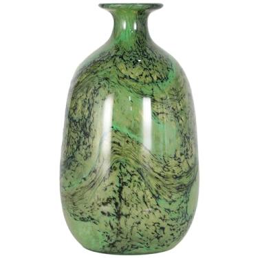 Imagem de VASO DECOR MURANO 18,5X33 CM MESCLA VERDE ESMERALDA