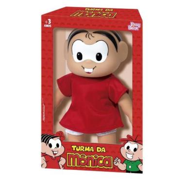 Imagem de Boneca Mônica da Turma Da Mônica de Vinil Clássico Baby Brink - Baby B