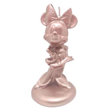 Imagem de Vela minnie gigante 3d rose gold p aniversarios e decoracoes - Silver 